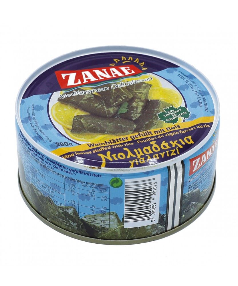 Zanae Dolmas gefüllte Weinblätter 280gr