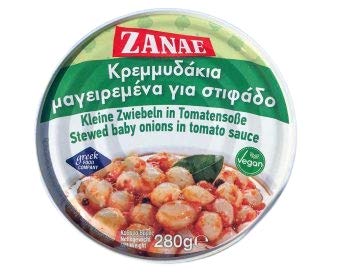 Zanae Stifado kleine Zwiebeln in Tomatensauce 280gr