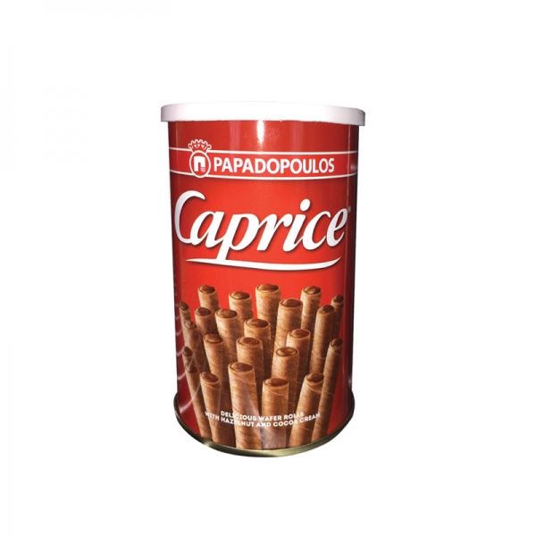 Papadopoulos Caprice mini Waffelröllchen mit Praline 115gr