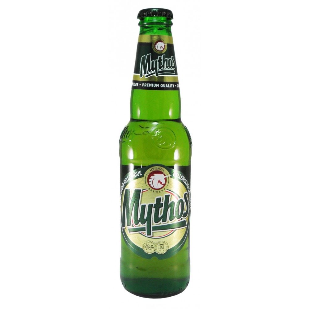 Mythos Lager Bier 330ml 4,7% Vol. im Glas