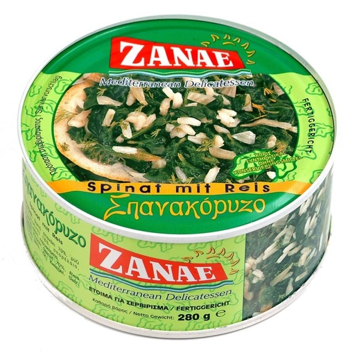 Zanae Spinat mit Reis Spanakorizo 280gr